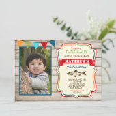 Pêche Photo Invitations Anniversaire (Debout devant)