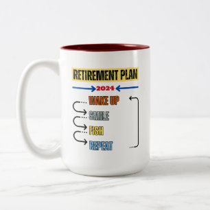 Pêche - Plan de retraite 2024 Mug