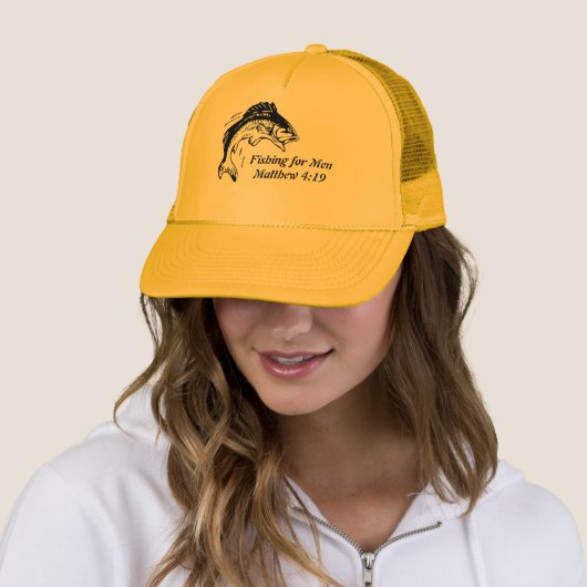 Pêche pour le casquette des hommes (En situation)