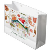 Pêche sac cadeau de Noël (Devant Angle)