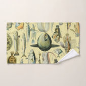 Pêche scientifique vintage (Serviette à main)