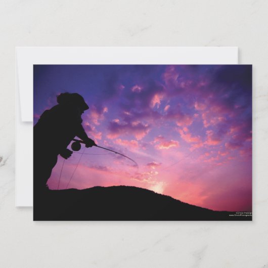 Pêche sportive Invitation à la fête d'anniversaire (Devant)