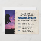 Pêche sportive Invitation à la fête d'anniversaire (Dos)