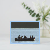 Pêche sur carte postale Sunset (Debout devant)