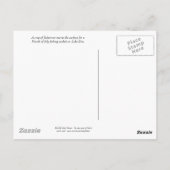 Pêche sur carte postale Sunset (Dos)