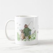 Pêche terminée - Mug de café (Gauche)