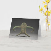 Pêche vintage Anniversaire Carte photo - Art Rusti (Fleur jaune)