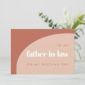 Pêcher à mon beau-père sur ma carte de jour de mar (Debout devant)