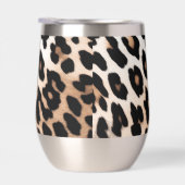 Pêcher Crème noire Leopard animal (Droite)