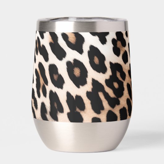 Pêcher Crème noire Leopard animal (Arrière)