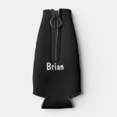 Pêcher Drôle Travail personnalisé Glacière bouteil (Dos)