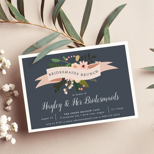 Pêcher la prairie | Bridesmaids Brunch Invitation