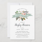 Pêcher la prairie | Invitation Baby shower (Devant)