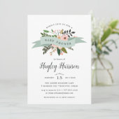 Pêcher la prairie | Invitation Baby shower (Debout devant)
