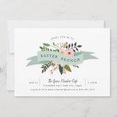 Pêcher la prairie | Invitation de Brunch de Pâques (Devant)