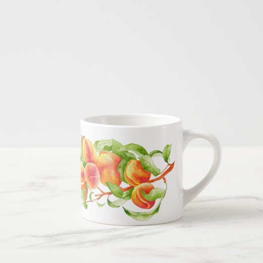'Pêcher le paradis' sur une Mug d'Espresso (Droite)
