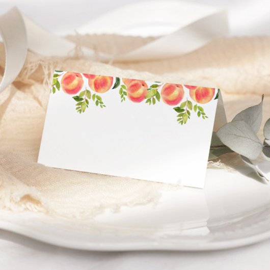 Pêcher les cartes alimentaires. Peach Peach Placer