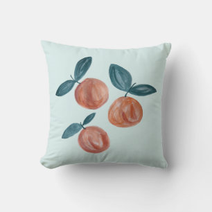 Pêcher Orange cueillir Orchard Jeter Oreiller