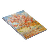 Pêcher rose de Van Gogh dans le carnet de fleur (Côté Droit)