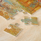 Pêcher rose de Van Gogh dans le puzzle de fleur (Côté)