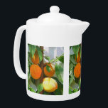 PÊCHES<br><div class="desc">Une jolie aquarelle artistique de pêches poussant sur l'arbre.</div>