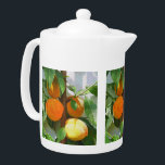 PÊCHES<br><div class="desc">Une jolie aquarelle artistique de pêches poussant sur l'arbre.</div>