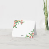 Pêches - Carte de remerciements Mariage (Dos)