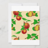 Pêches et poires Invitations (Devant)
