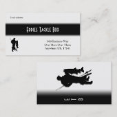 Pêcheur / Carte de visite de pêche (Devant / Derrière)