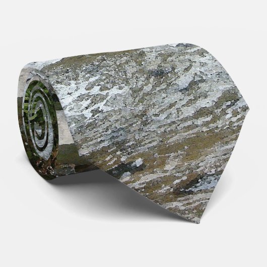 Pêcheur dans la cravate de précipitation de (Roulé)