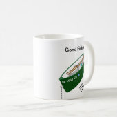 Pêcheur disparu Camp de pêche Bateau Rod Mug (Devant droit)