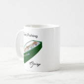 Pêcheur disparu Camp de pêche Bateau Rod Mug (Devant gauche)