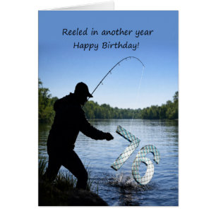 Pêcheur pour son 76e anniversaire