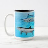 Pêcheur Sport Au Large De La Mug De Poisson Profon (Gauche)
