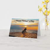 "PÊCHEUR" SUR LA CARTE *FÊTE DES PÈRES* (Fleur jaune)