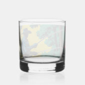 Pêcheur sur le verre à whisky Riverbank (Verso)