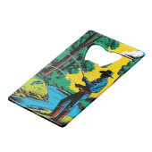 Pêcheur sur Riverbank (Dos Angle)