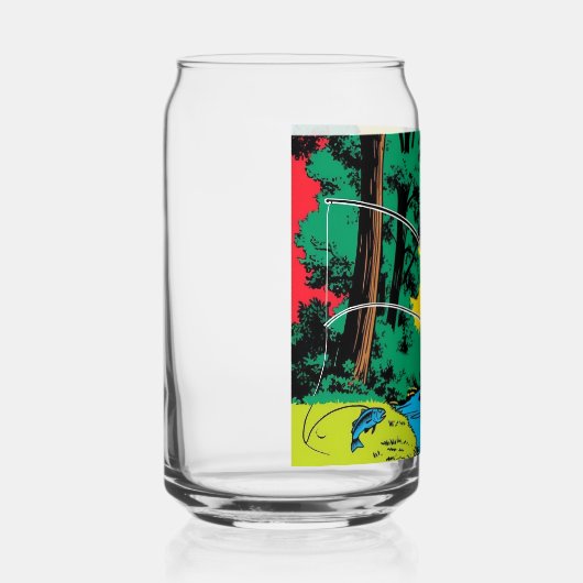 Pêcheur sur Riverbank Beer Can (Droite)