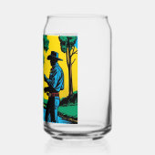 Pêcheur sur Riverbank Beer Can (Gauche)