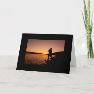 "PÊCHEUR" SUR VOTRE CARTE D'ANNIVERSAIRE