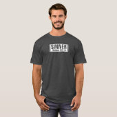Pécheur - T-Shirt foncé basique pour homme (Devant entier)