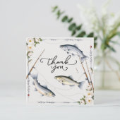 Pêcheurs Merci avec poissons et fleurs (Debout devant)