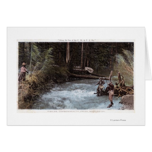 Pêcheurs Pêche à Commonwealth Creek (Devant horizontal)