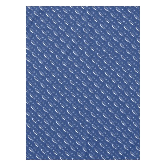 Pêchez la nappe (blanche) de motif, diverses (Devant)