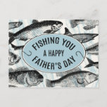 Pêchez-Vous Une Bonne Carte Postale Fête des pères<br><div class="desc">Cette carte postale de style vintage est parfaite pour les papas de pêche de votre vie !</div>
