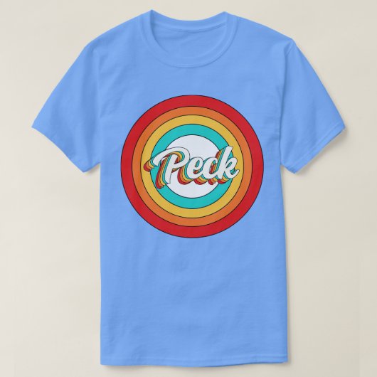 Peck naam Shirt  Peck Circle (Design voorkant)