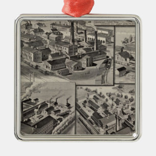 Peck-, Stow- en Wilcox-fabrieken Metalen Ornament