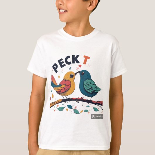 Peck the Love T-shirt (Voorkant)