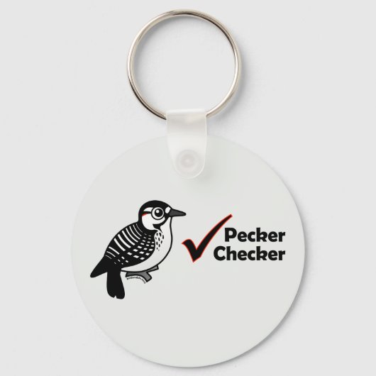Pecker Checker Sleutelhanger (Voorkant)