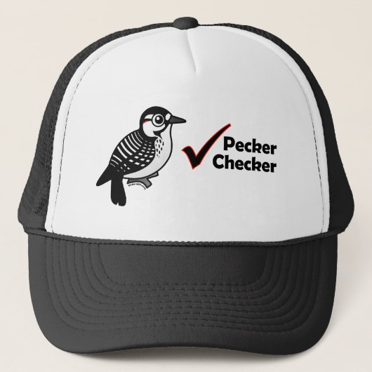 Pecker Checker Trucker Pet (Voorkant)
